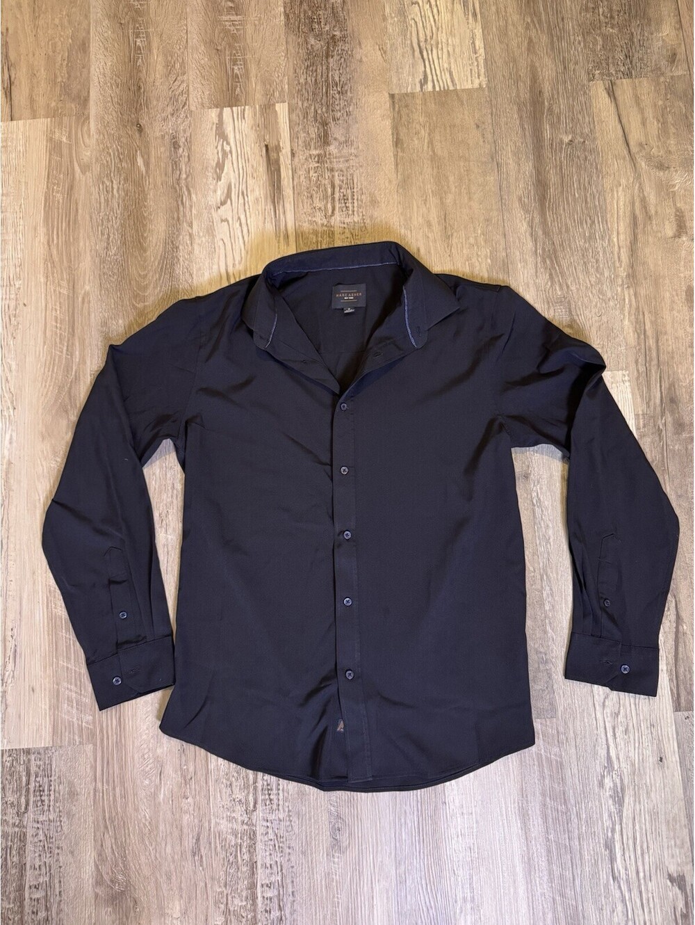 Marc Asher New York Men's S Long-Sleeve Button-Up Dress Shirt